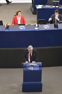 Plenartagung im Europäischen Parlament in Straßburg