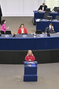Plenartagung im Europäischen Parlament in Straßburg