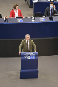 Plenartagung im Europäischen Parlament in Straßburg