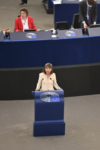 Plenartagung im Europäischen Parlament in Straßburg
