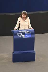 Plenartagung im Europäischen Parlament in Straßburg