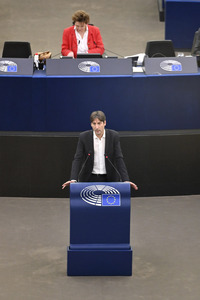 Plenartagung im Europäischen Parlament in Straßburg