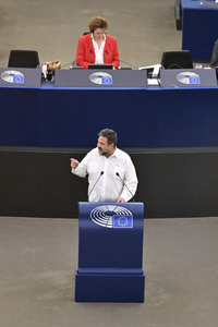 Plenartagung im Europäischen Parlament in Straßburg