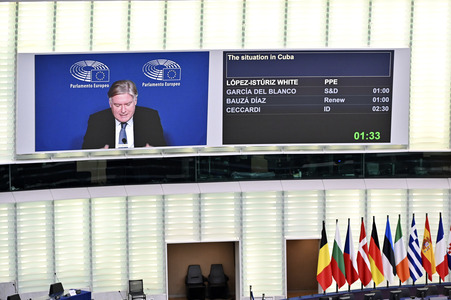 Plenartagung im Europäischen Parlament in Straßburg