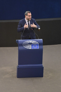 Plenartagung im Europäischen Parlament in Straßburg