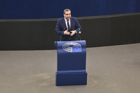 Plenartagung im Europäischen Parlament in Straßburg