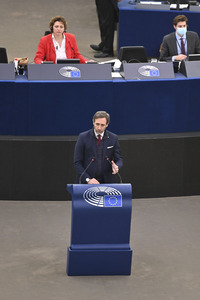 Plenartagung im Europäischen Parlament in Straßburg