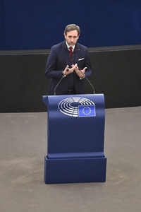 Plenartagung im Europäischen Parlament in Straßburg
