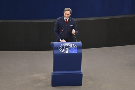 Plenartagung im Europäischen Parlament in Straßburg