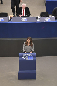 Plenartagung im Europäischen Parlament in Straßburg