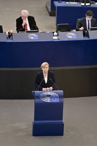 Plenartagung im Europäischen Parlament in Straßburg