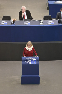 Plenartagung im Europäischen Parlament in Straßburg