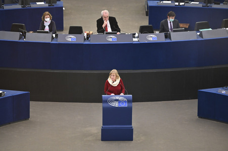 Plenartagung im Europäischen Parlament in Straßburg