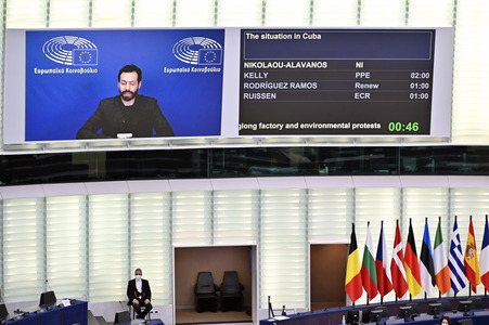 Plenartagung im Europäischen Parlament in Straßburg