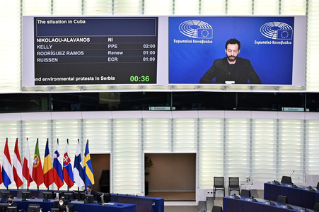 Plenartagung im Europäischen Parlament in Straßburg