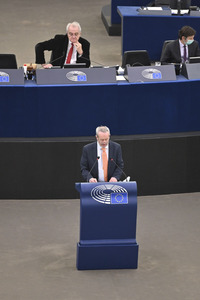 Plenartagung im Europäischen Parlament in Straßburg