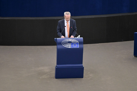 Plenartagung im Europäischen Parlament in Straßburg