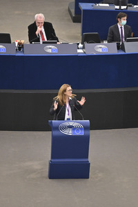 Plenartagung im Europäischen Parlament in Straßburg