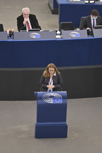 Plenartagung im Europäischen Parlament in Straßburg