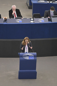 Plenartagung im Europäischen Parlament in Straßburg
