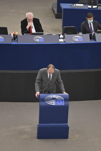 Plenartagung im Europäischen Parlament in Straßburg