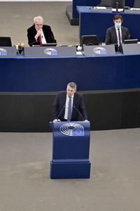 Plenartagung im Europäischen Parlament in Straßburg