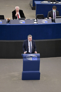 Plenartagung im Europäischen Parlament in Straßburg