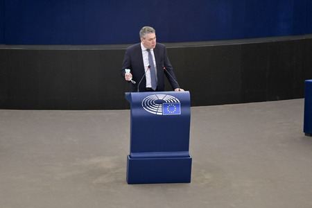 Plenartagung im Europäischen Parlament in Straßburg