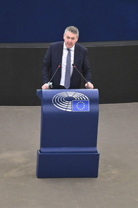 Plenartagung im Europäischen Parlament in Straßburg