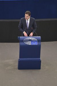 Plenartagung im Europäischen Parlament in Straßburg