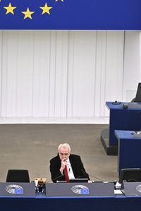 Plenartagung im Europäischen Parlament in Straßburg