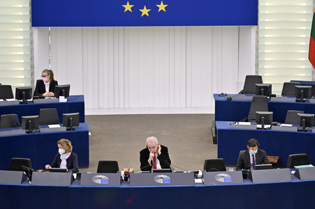 Plenartagung im Europäischen Parlament in Straßburg