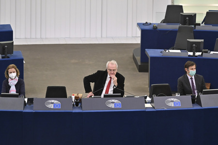 Plenartagung im Europäischen Parlament in Straßburg