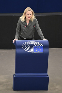 Plenartagung im Europäischen Parlament in Straßburg