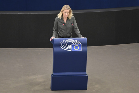 Plenartagung im Europäischen Parlament in Straßburg