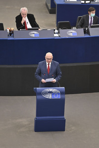 Plenartagung im Europäischen Parlament in Straßburg
