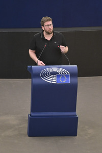 Plenartagung im Europäischen Parlament in Straßburg