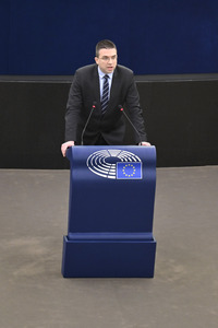 Plenartagung im Europäischen Parlament in Straßburg