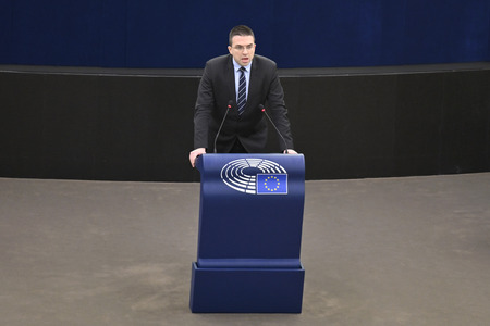 Plenartagung im Europäischen Parlament in Straßburg