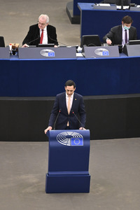 Plenartagung im Europäischen Parlament in Straßburg