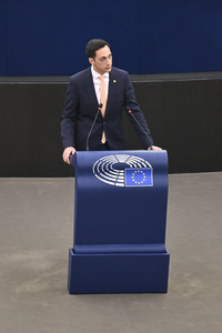 Plenartagung im Europäischen Parlament in Straßburg