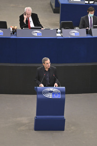 Plenartagung im Europäischen Parlament in Straßburg