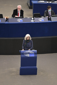 Plenartagung im Europäischen Parlament in Straßburg