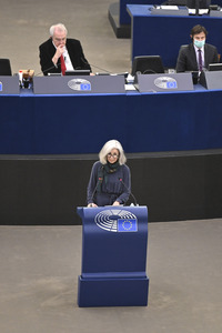 Plenartagung im Europäischen Parlament in Straßburg