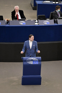 Plenartagung im Europäischen Parlament in Straßburg