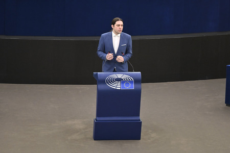Plenartagung im Europäischen Parlament in Straßburg
