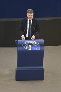 Plenartagung im Europäischen Parlament in Straßburg