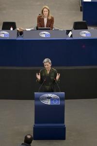 Plenartagung im Europäischen Parlament in Straßburg