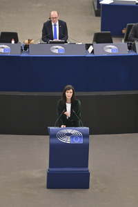 Plenartagung im Europäischen Parlament in Straßburg