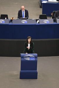 Plenartagung im Europäischen Parlament in Straßburg